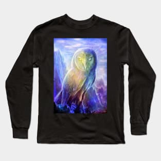 Crystalline Owl Long Sleeve T-Shirt